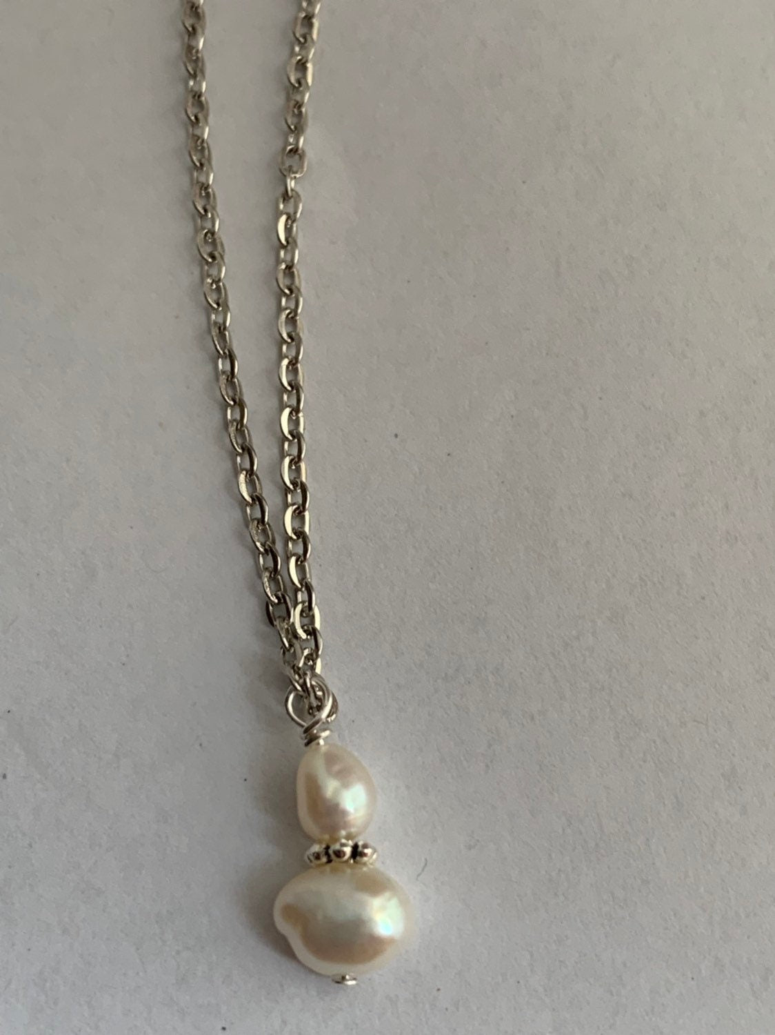 freshwater pearl pendant necklace