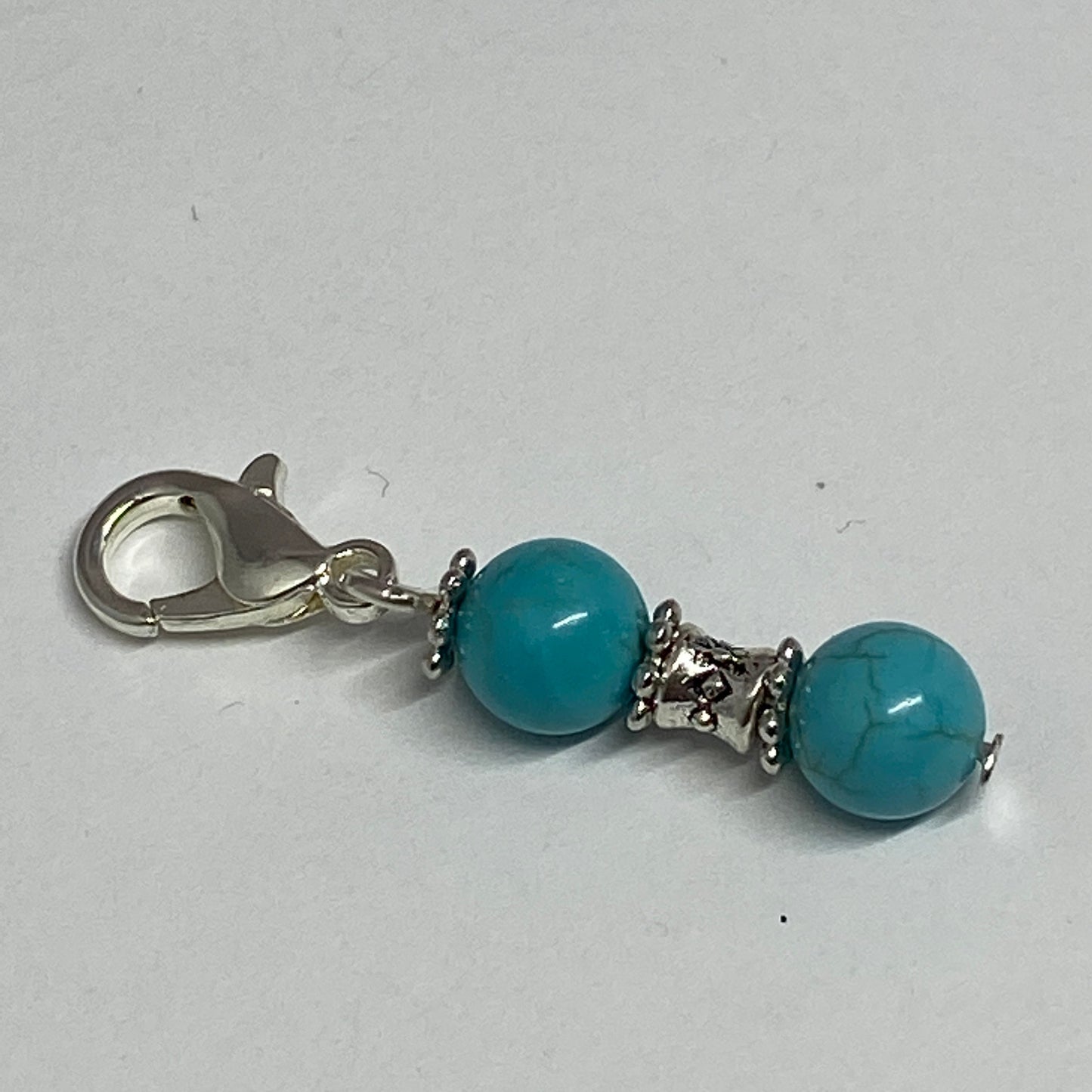 Turquoise stitch marker set