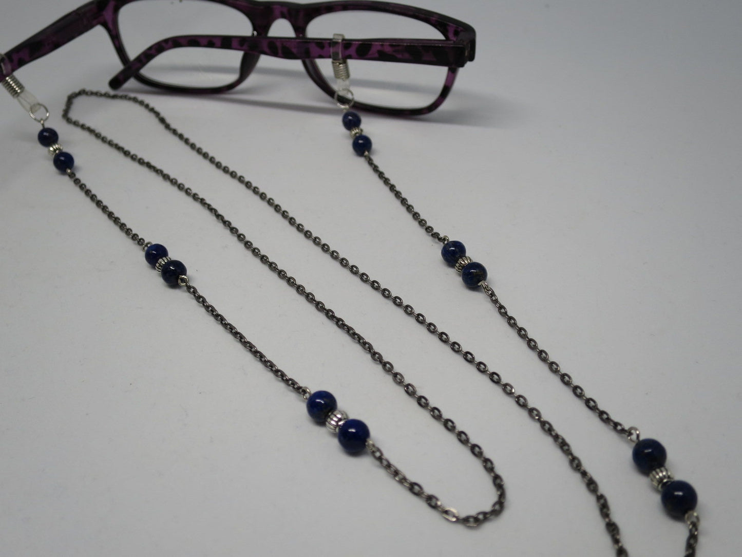 Lapis lazuli Eyeglass chain