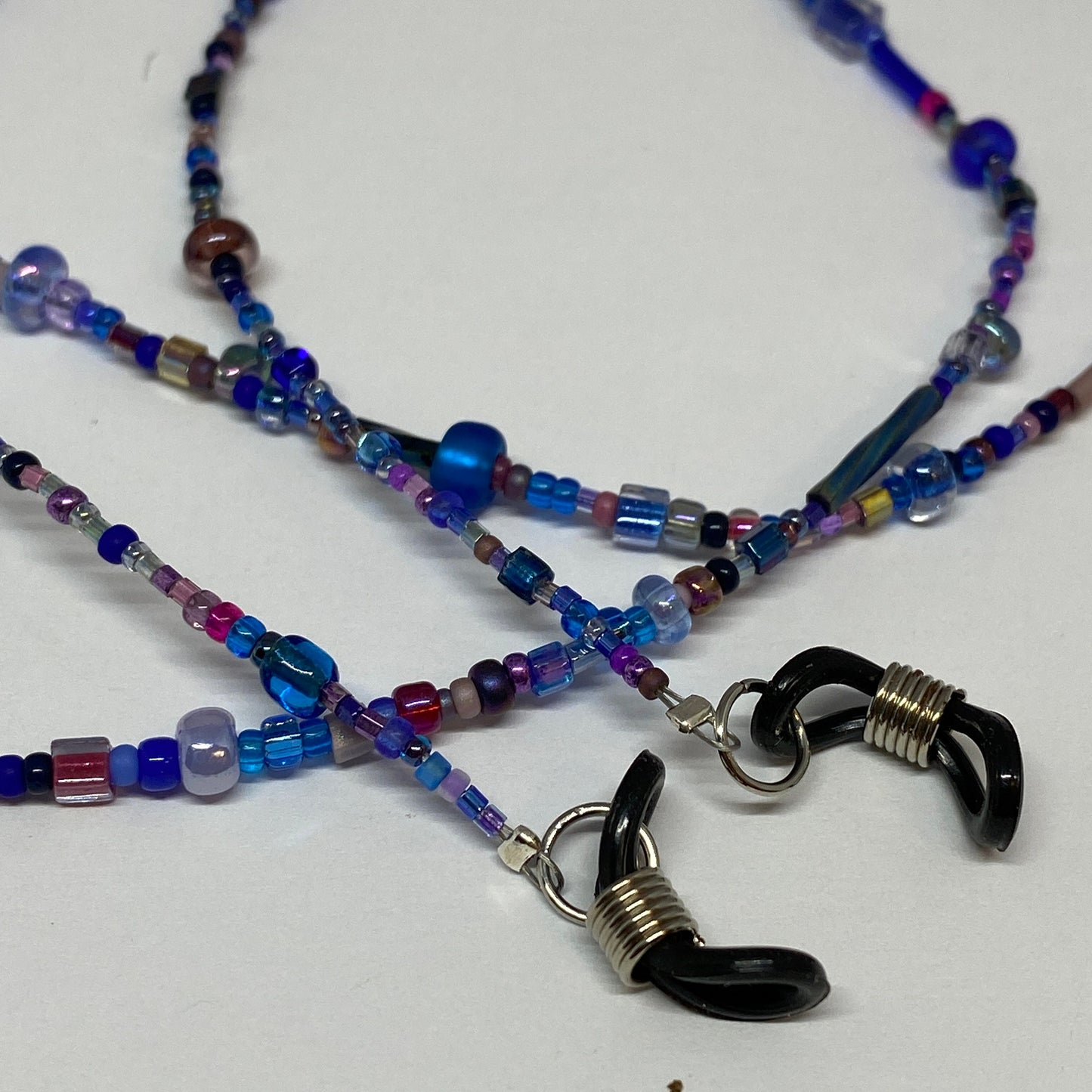 Shades of Blue eyeglass chain