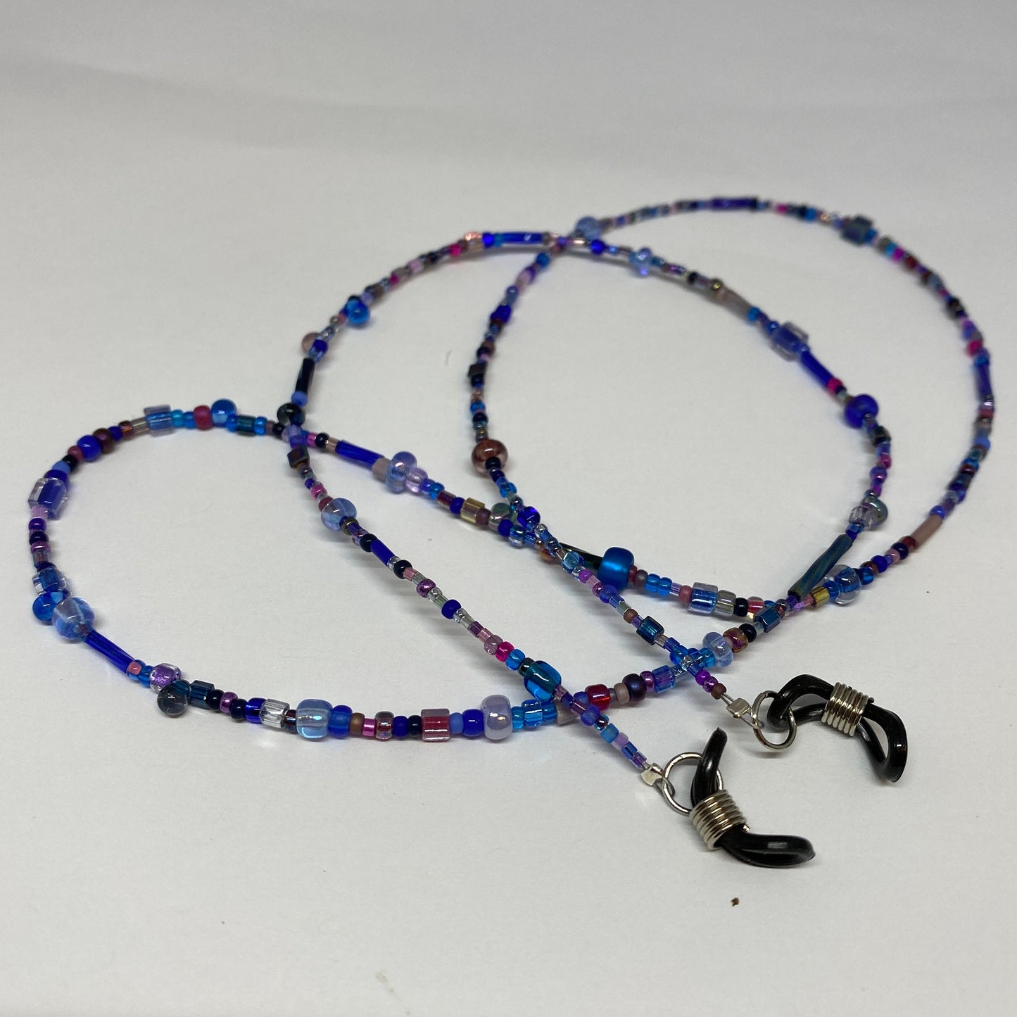 Shades of Blue eyeglass chain