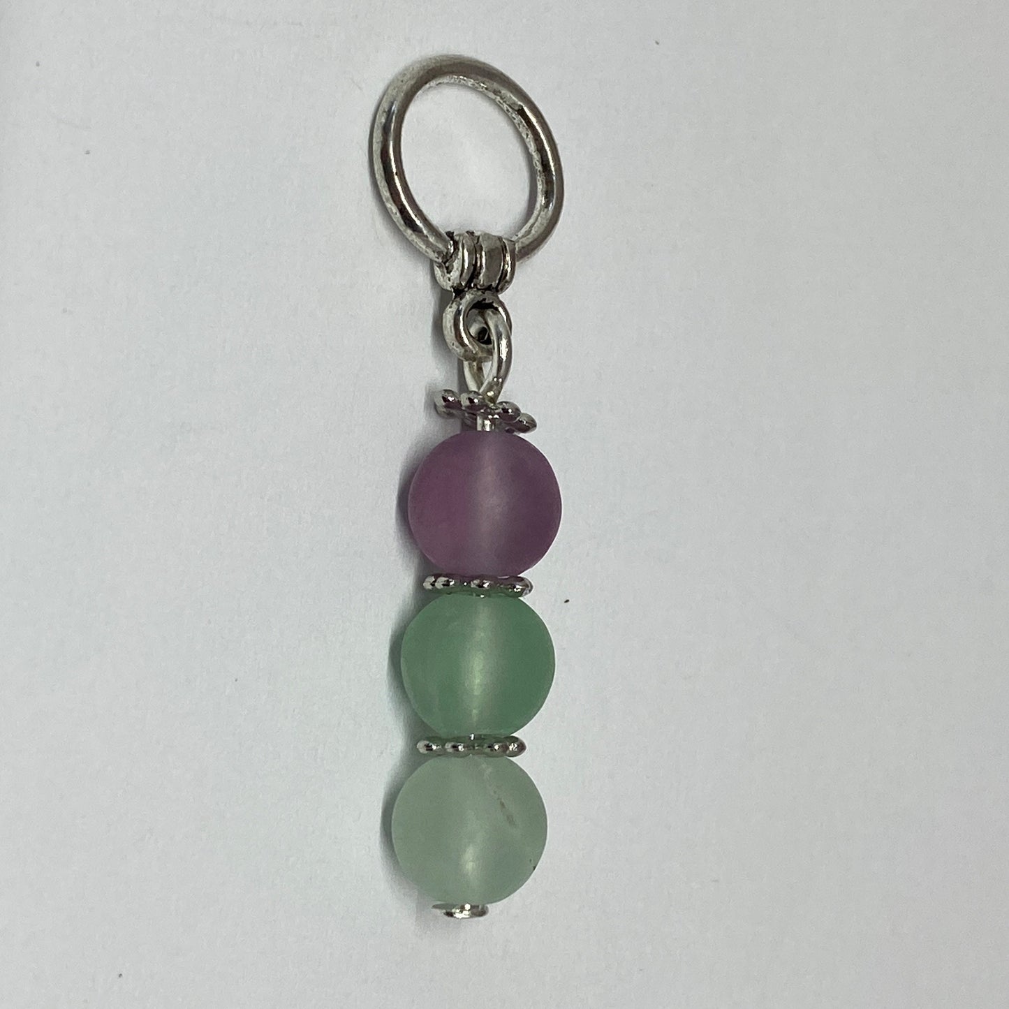 Gemstone stitch markers for knitting