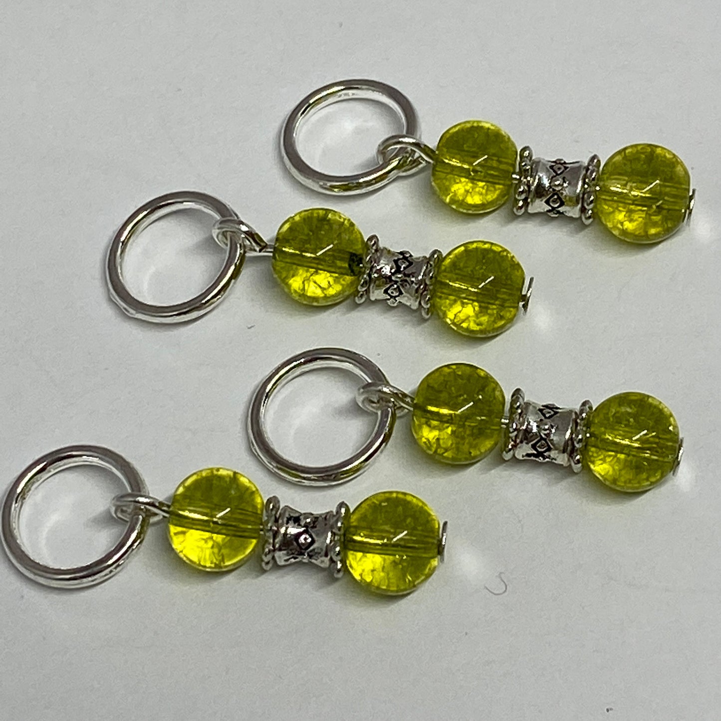 Peridot stitch markers