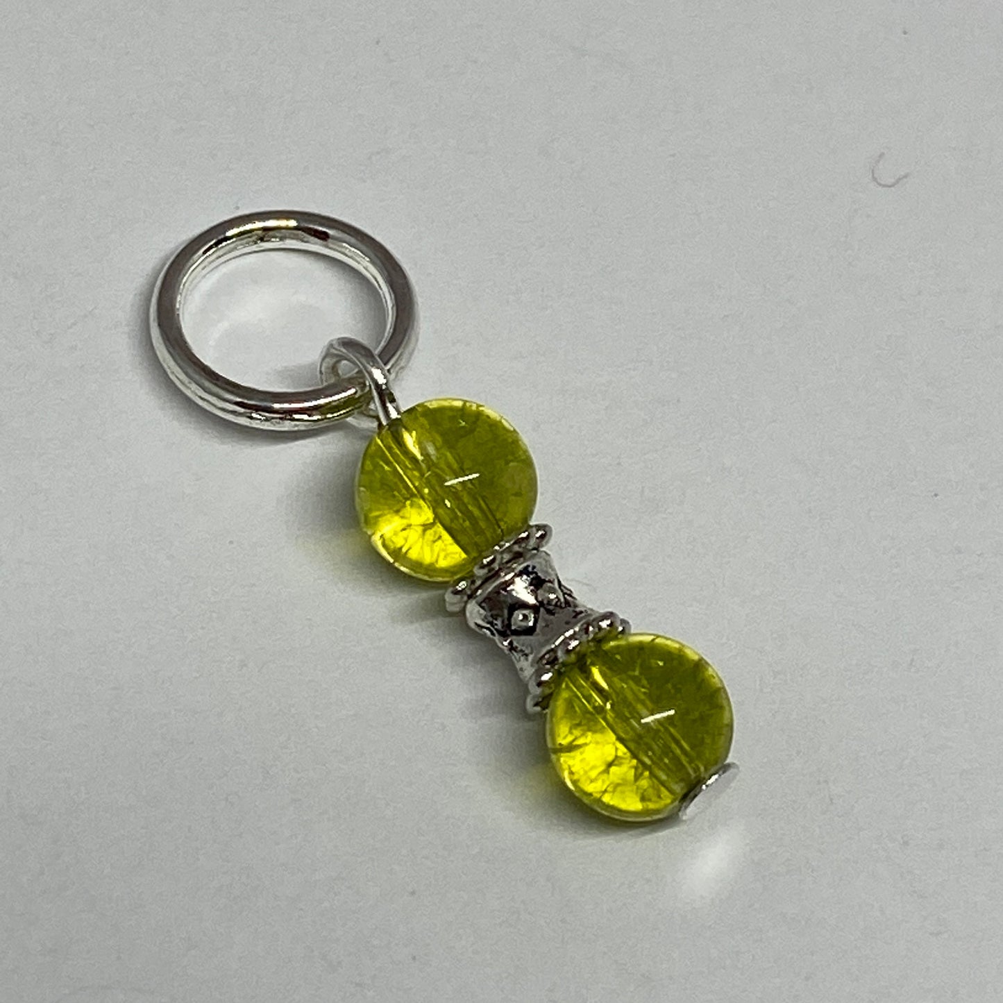 Peridot stitch markers