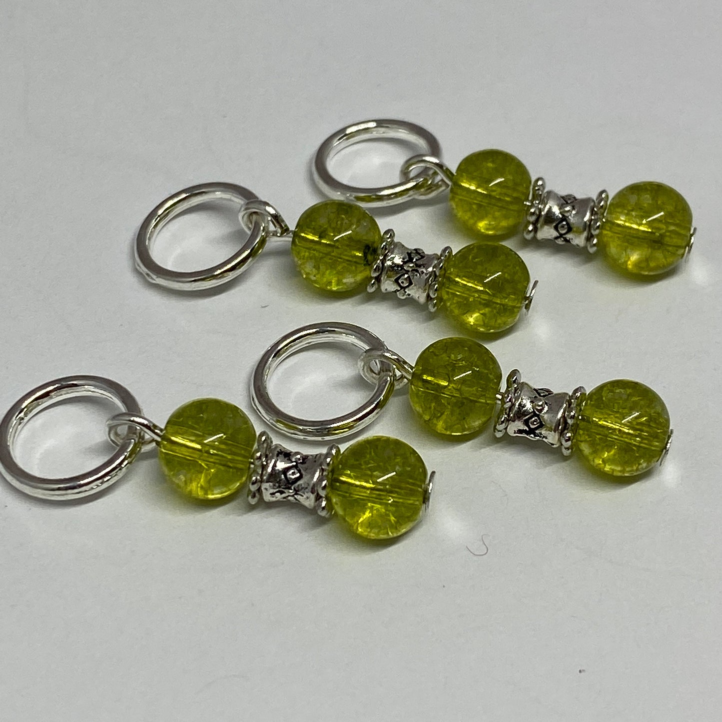 Peridot stitch markers